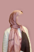 Luxury Chiffon Hijab – Two Tone Modest Scarf - Baby Rosé