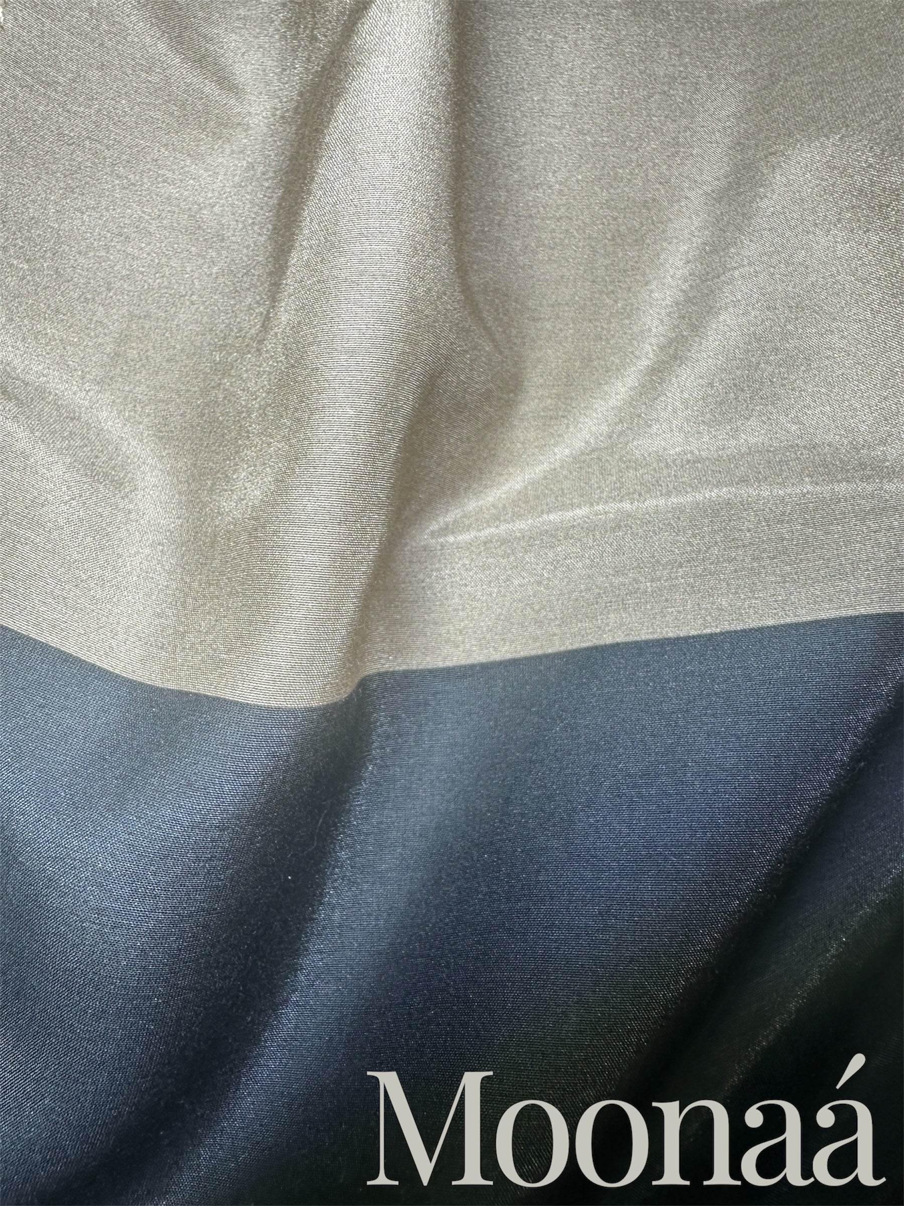 Luxury Chiffon Hijab – Two Tone Modest Scarf - Sand Beige